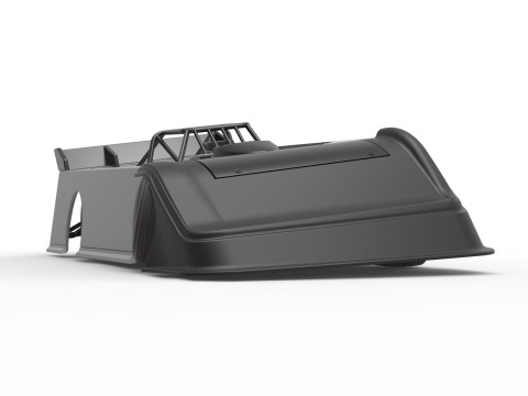 Super Dirt Late model while turning Version 2 Scale 1 to 25 3Dプリントモデル