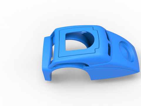 Shell of Vintage front engine dragster Version 2 Scale 1 to 25 3D-printmodel