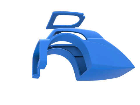Shell of Vintage front engine dragster Version 2 Scale 1 to 25 3D Print Model