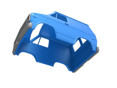 Shell of Fun short Vintage Van Scale 1 to 25 3Dプリントモデル