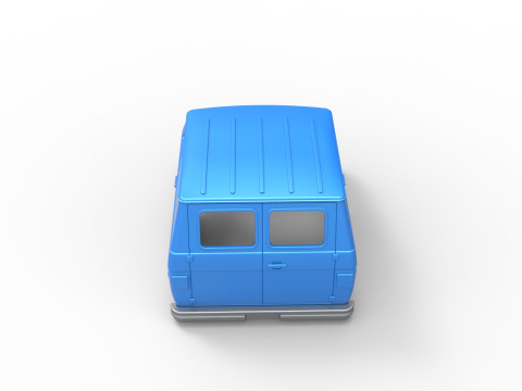 Shell of Fun short Vintage Van Scale 1 to 25 3Dプリントモデル