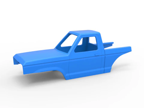 Shell of Mud Dragster 4wd Version 1 Ma&szlig;stab 1 bis 25 3D Druckmodell