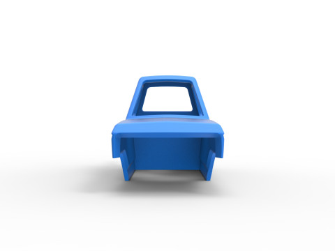 Shell of Mud dragster 4wd Version 1 Scale 1 to 25 3D 프린트 모델