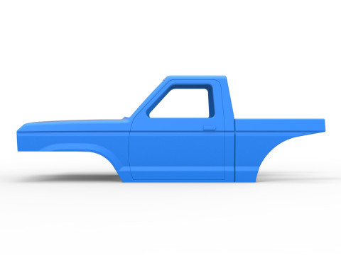 Shell of Mud dragster 4wd Version 1 Scale 1 to 25 3D 프린트 모델