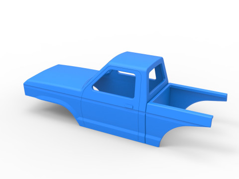 Shell of Mud dragster 4wd Version 1 Scale 1 to 25 3D 프린트 모델