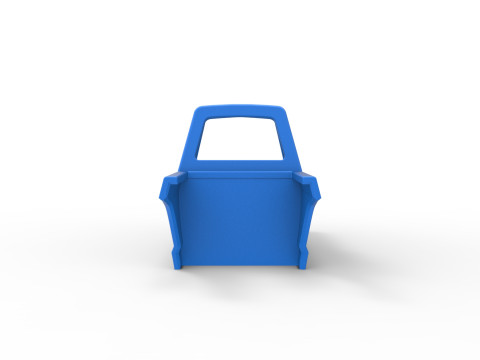 Shell of Mud dragster 4wd Version 1 Scale 1 to 25 3D 프린트 모델
