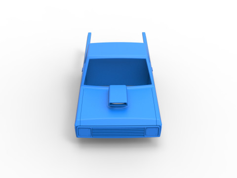 Shell of Mud dragster 4wd Version 2 Scale 1 to 25 3D-printmodel