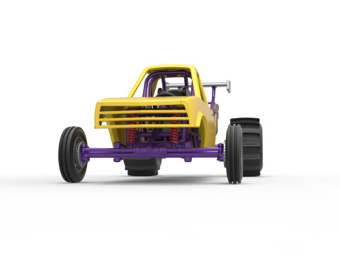 Dirt Dragster Version 2 Scale 1 to 25 Modelo de impresión 3D