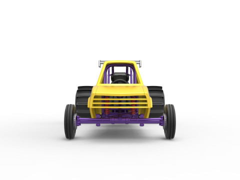 Dirt Dragster Version 2 Scale 1 to 25 Modelo de impresión 3D