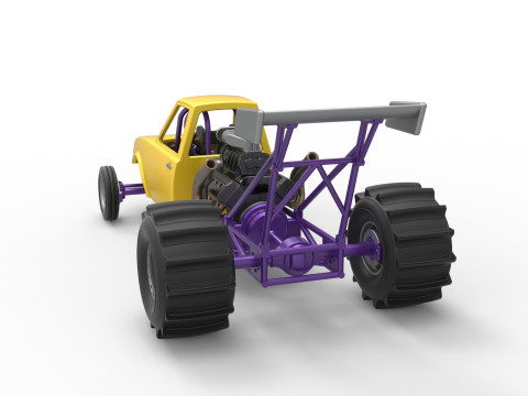 Dirt Dragster Version 2 Scale 1 to 25 Modelo de impresión 3D