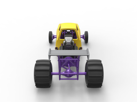 Dirt Dragster Version 2 Scale 1 to 25 Modelo de impresión 3D