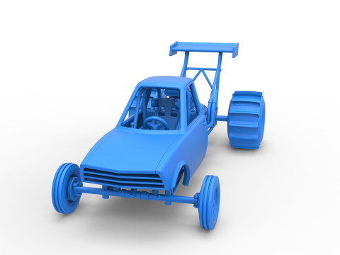 Dirt Dragster Version 2 Scale 1 to 25 Modelo de impresión 3D