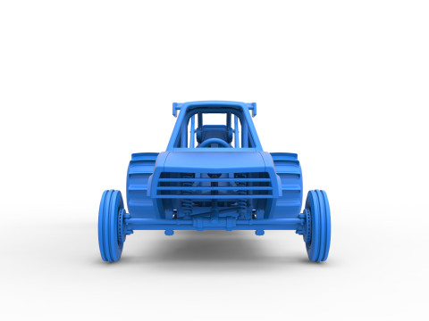 Dirt Dragster Version 2 Scale 1 to 25 Modelo de impresión 3D
