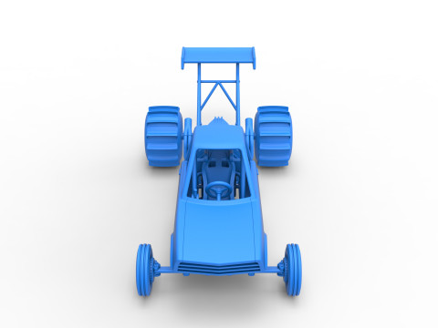 Dirt Dragster Version 2 Scale 1 to 25 Modelo de impresión 3D