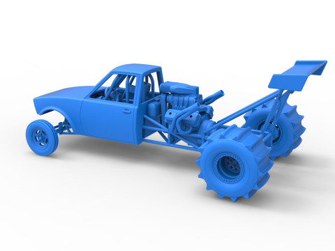 Dirt Dragster Version 2 Scale 1 to 25 Modelo de impresión 3D