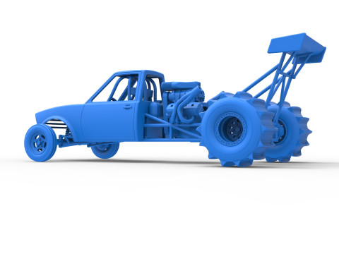 Dirt Dragster Version 2 Scale 1 to 25 Modelo de impresión 3D
