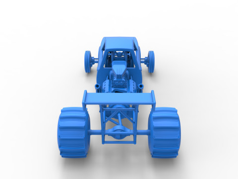 Dirt Dragster Version 2 Scale 1 to 25 Modelo de impresión 3D