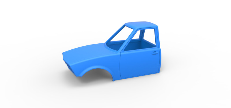 Shell of Dirt Dragster Scale 1 to 25 Model do druku 3D .c4d .max .obj .3ds .fbx .stl .blend 