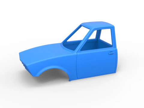 Shell of Dirt Dragster Escala 1 a 25 Modelo de impresión 3D