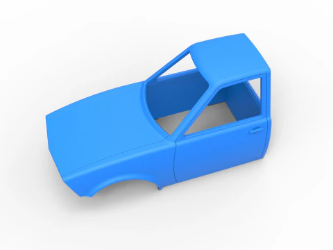 Shell of Dirt Dragster Scale 1 to 25 3D Print Model