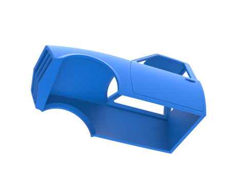 Shell of Dirt Dragster Scale 1 to 25 Model do druku 3D