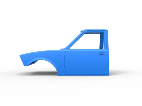 Shell of Dirt Dragster Scale 1 to 25 3D Print Model