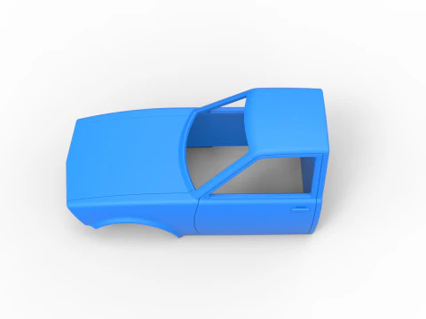 Shell of Dirt Dragster Scale 1 to 25 3D Print Model