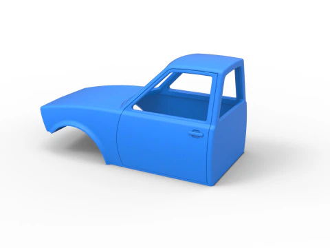 Shell of Dirt Dragster Scale 1 to 25 3D Print Model