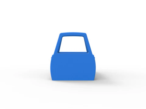 Shell of Dirt Dragster Scale 1 to 25 3D Print Model