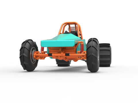 Dirt Dragster Version 3 Scale 1 to 25 Modèles 3D en vedette