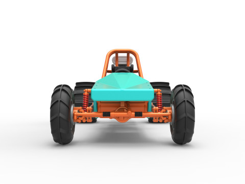 Dirt Dragster Version 3 Scale 1 to 25 Modèles 3D en vedette