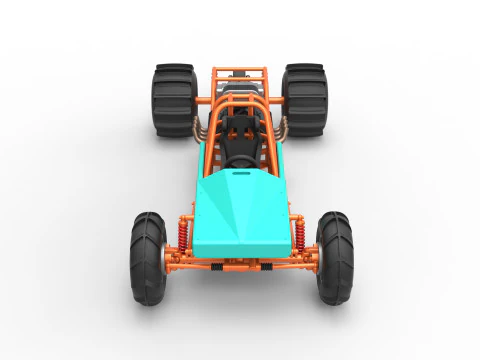 Dirt Dragster 版本 3 等级 1 至 25 3D 打印模型