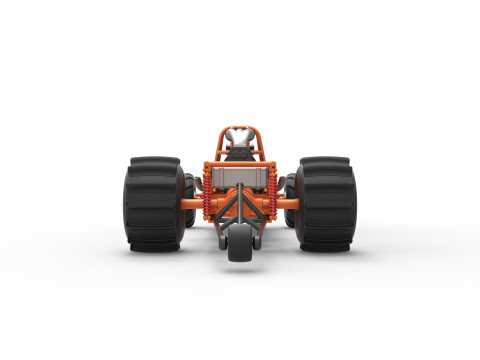 Dirt Dragster Version 3 Scale 1 to 25 Modèles 3D en vedette