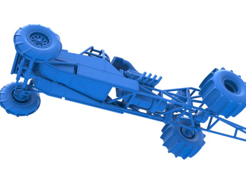 Dirt Dragster 版本 3 等级 1 至 25 3D 打印模型