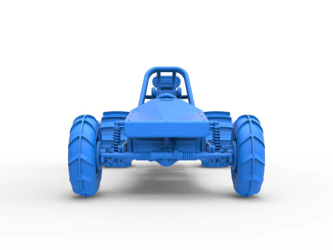 Dirt Dragster 版本 3 等级 1 至 25 3D 打印模型