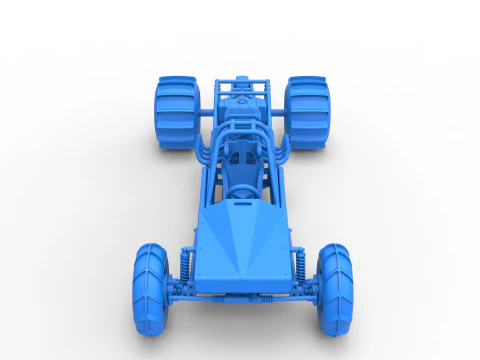 Dirt Dragster 版本 3 等级 1 至 25 3D 打印模型
