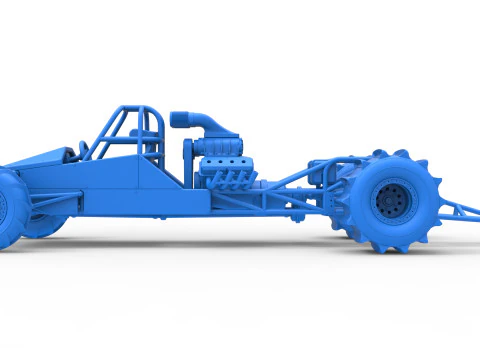 Dirt Dragster 版本 3 等级 1 至 25 3D 打印模型