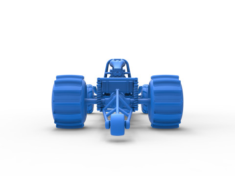 Dirt Dragster Version 3 Scale 1 to 25 Modèles 3D en vedette