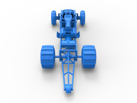 Dirt Dragster Version 3 Scale 1 to 25 Modèles 3D en vedette