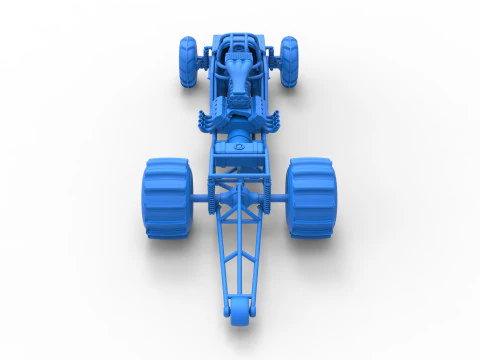 Dirt Dragster 版本 3 等级 1 至 25 3D 打印模型