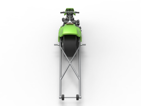 Top fuel dragster motorcycle Scale 1 to 25 Modello di stampa 3D