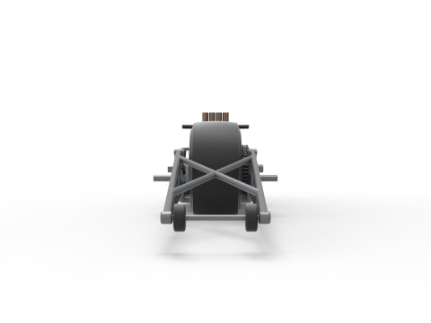 Top fuel dragster motorcycle Base Scale 1 to 25 3D Baskı Modeli