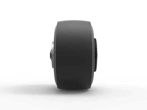Rear wheel of Top fuel dragster motorcycle Scale 1 to 25 3D Print Model