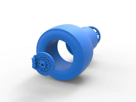 Rear wheel of Top fuel dragster motorcycle Scale 1 to 25 3D Print Model