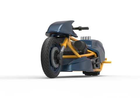 Top fuel Dirt dragster motorcycle Scale 1 to 25 3D Print Model