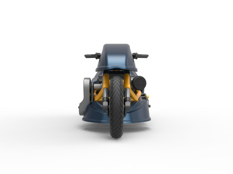 Top fuel Dirt dragster motorcycle Scale 1 to 25 3D Baskı Modeli