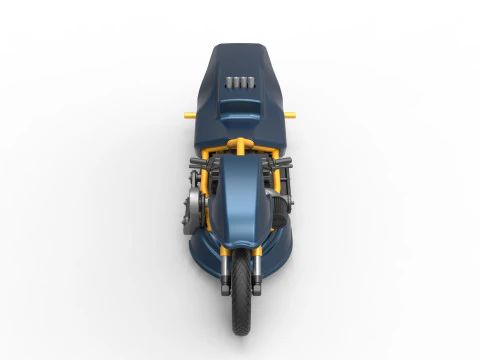 Top fuel Dirt dragster motorcycle Scale 1 to 25 3D Print Model