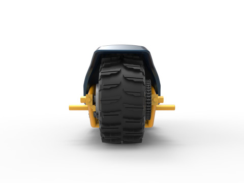Top fuel Dirt dragster motorcycle Scale 1 to 25 3D Baskı Modeli