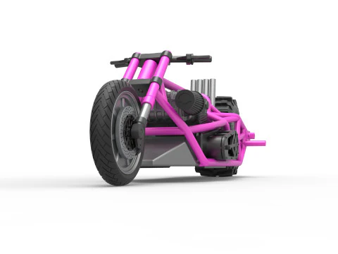 Top fuel Dirt dragster motorcycle Base Scale 1 to 25 3D Print Model