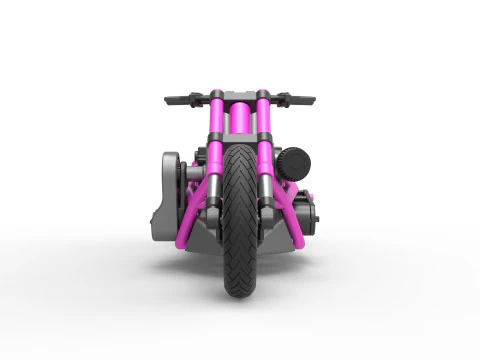 Top fuel Dirt dragster motorcycle Base Scale 1 to 25 3D Print Model